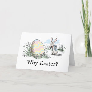 Cartes Pour Fêtes Annuelles "Why Easter?" Holiday Card