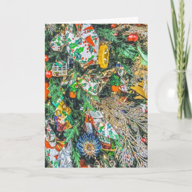 Cartes Pour Fêtes Annuelles Wicker Reindeer Christmas Card (Devant)