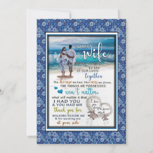 Cartes Pour Fêtes Annuelles Wife Lovers   À ma femme je t'aime toujours pour t