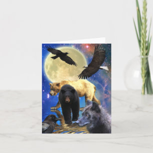 Cartes Pour Fêtes Annuelles WILDERNESS CITIZENS Wildlife Supporter Poem