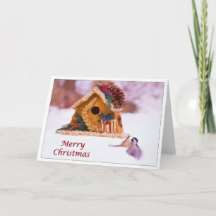 Cartes Pour Fêtes Annuelles Wings Of Joy Christmas Black Casquette Chickadee C