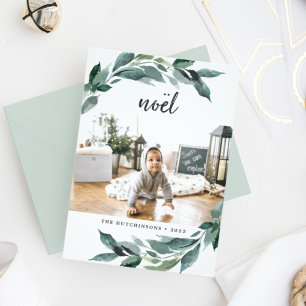 Cartes Pour Fêtes Annuelles Winter Abundance Holiday Photo Card