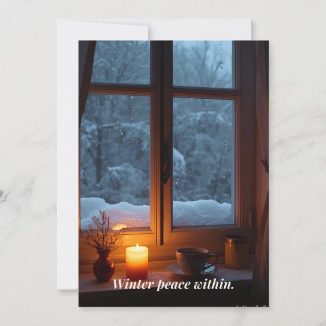 Cartes Pour Fêtes Annuelles Winter Card (Devant)