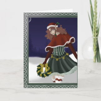 Cartes Pour Fêtes Annuelles Winter Elf Holiday Greeting
