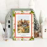 Cartes Pour Fêtes Annuelles Winter Floral Sage Green 4 Photos Noël<br><div class="desc">Ce carte photo de Noël chic et élégant présente votre photo sur un arrière - plan vert sage aux motifs floraux blancs. Au verso, vous trouverez vos photos sur un arrière - plan vert avec des motifs blancs. Personnalisez-le selon vos besoins. Vous pouvez trouver des produits correspondants dans mon magasin....</div>