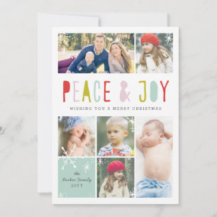 Cartes Pour Fêtes Annuelles Winter Joy Holiday Card