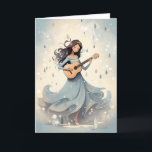 Cartes Pour Fêtes Annuelles Winter Scandi Boho Guitare Girl Christmas Music<br><div class="desc">Profitez du charme douillet de la saison avec notre "Winter Scandi Boho Guitar Girl Christmas Music Holiday Card". Cette charmante carte présente une fille d'inspiration boho jouant de la guitare dans un décor scandinave d'hiver, entourée de la magie de la musique de Noël. Célébrez la saison festive et envoyez des...</div>