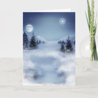 Cartes Pour Fêtes Annuelles Winter scenery
