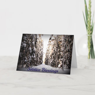 Cartes Pour Fêtes Annuelles Winter Solstice Greetings