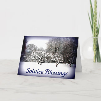 Cartes Pour Fêtes Annuelles Winter Solstice Greetings