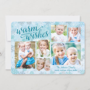Cartes Pour Fêtes Annuelles Winter Whimsy Collage Holiday Photo Cards