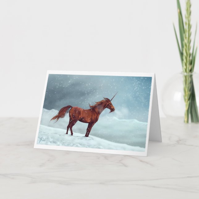 Cartes Pour Fêtes Annuelles Winter Winds (Devant)