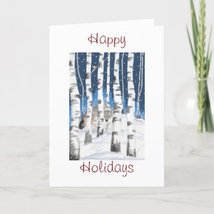 Cartes Pour Fêtes Annuelles Winter Wonderland