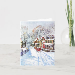 Cartes Pour Fêtes Annuelles Winter Wonderland