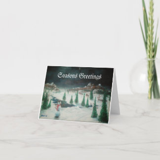 Cartes Pour Fêtes Annuelles Winter Wonderland