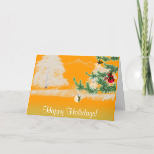 Cartes Pour Fêtes Annuelles Winter Wonderland