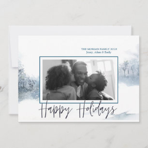 Cartes Pour Fêtes Annuelles Winter Wonderland Photo Holiday Card