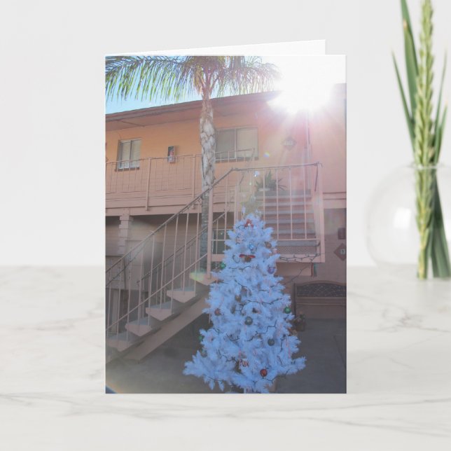 Cartes Pour Fêtes Annuelles Wishin vous Noël chaud (Devant)