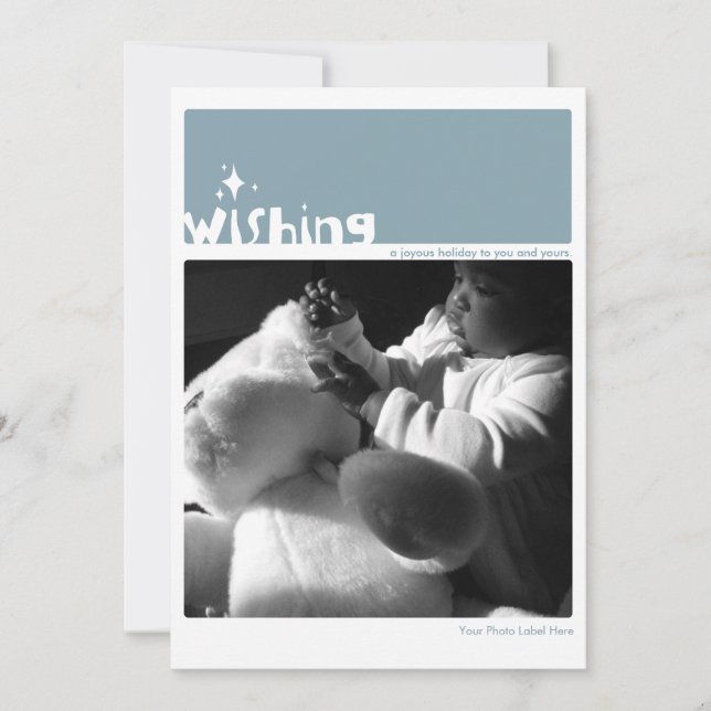 Cartes Pour Fêtes Annuelles Wishing Card w/ Envelope (Devant)