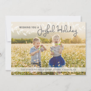 Cartes Pour Fêtes Annuelles Wishing you a Joyful Holiday