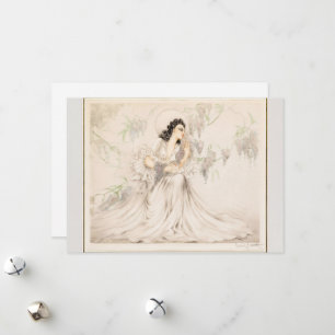 Cartes Pour Fêtes Annuelles Wisteria, 1940 par Louis Icart