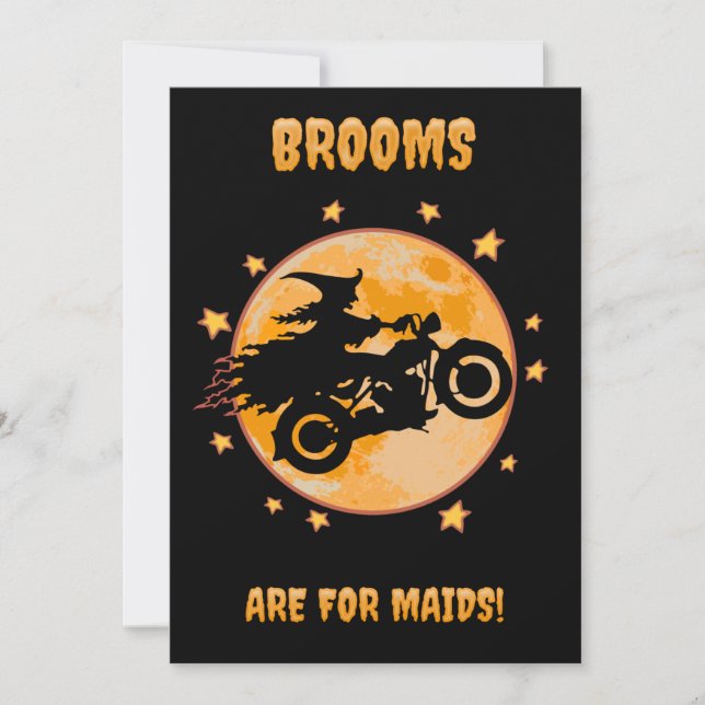 Cartes Pour Fêtes Annuelles Witchy Mama -or (Devant)
