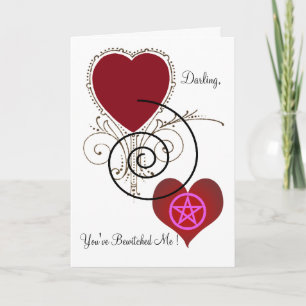 Cartes Pour Fêtes Annuelles Witchy Valentine
