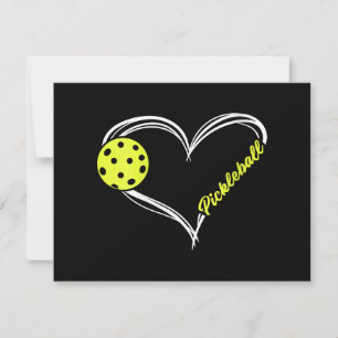 Cartes Pour Fêtes Annuelles Womens Love Pickleball - mignon match de picklebal