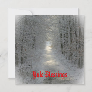 Cartes Pour Fêtes Annuelles Wonderland Yule/Winter Solstice
