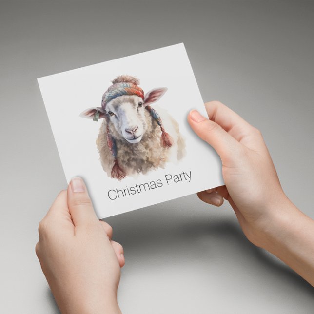 Cartes Pour Fêtes Annuelles Wooly Wonderland, coutume (Créateur téléchargé)