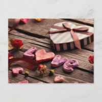 Word Love with Heart Formé Cadeau de la Saint-Vale