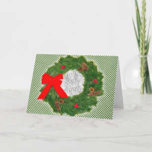 Cartes Pour Fêtes Annuelles Wreath