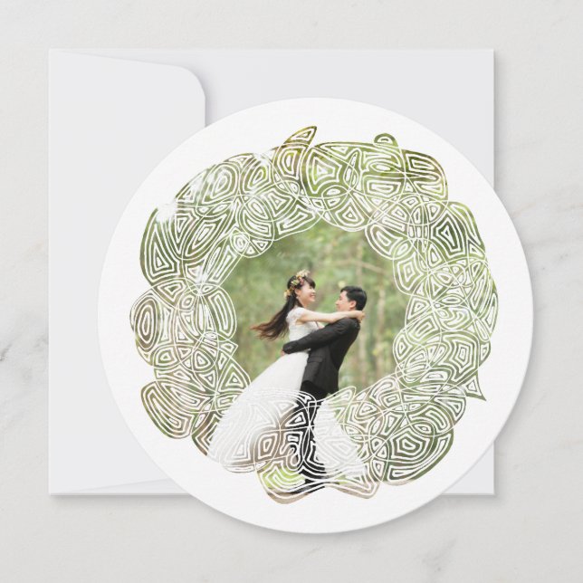 Cartes Pour Fêtes Annuelles Wreath de Noël (Devant)