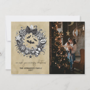 Cartes Pour Fêtes Annuelles Wreath déplaisante