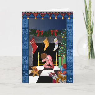 Cartes Pour Fêtes Annuelles X005 À la recherche de Père Noël