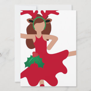 Cartes Pour Fêtes Annuelles xmas flamenco danseur émoji