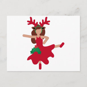 Cartes Pour Fêtes Annuelles xmas flamenco danseur émoji