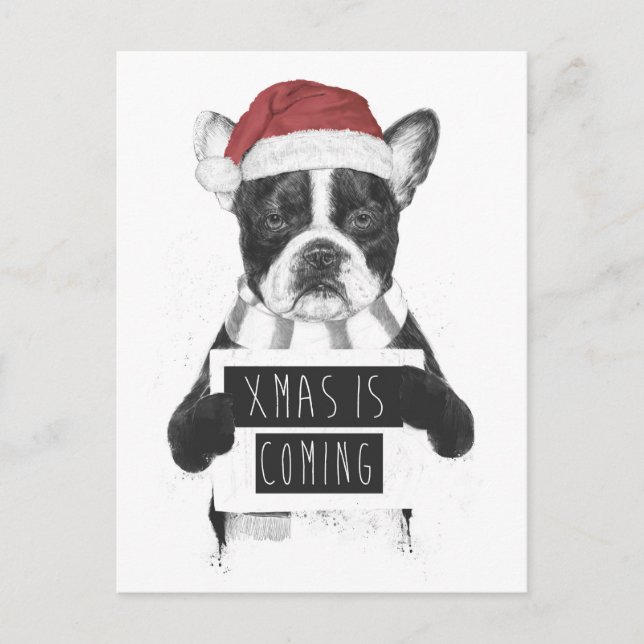 Cartes Pour Fêtes Annuelles Xmas is coming (Devant)