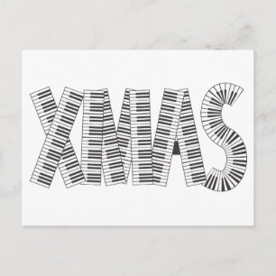 CARTES POUR FÊTES ANNUELLES XMAS MUSICAL