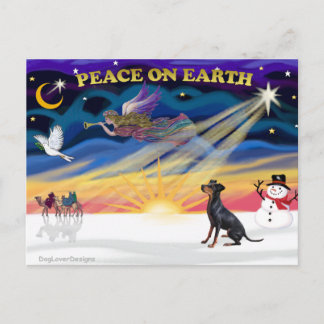 Cartes Pour Fêtes Annuelles XmasSunrise-ManchesterTerrier-1