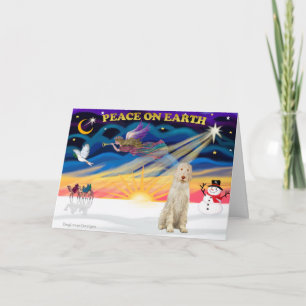 Cartes Pour Fêtes Annuelles XmasSunrise - Spinone Italien 11