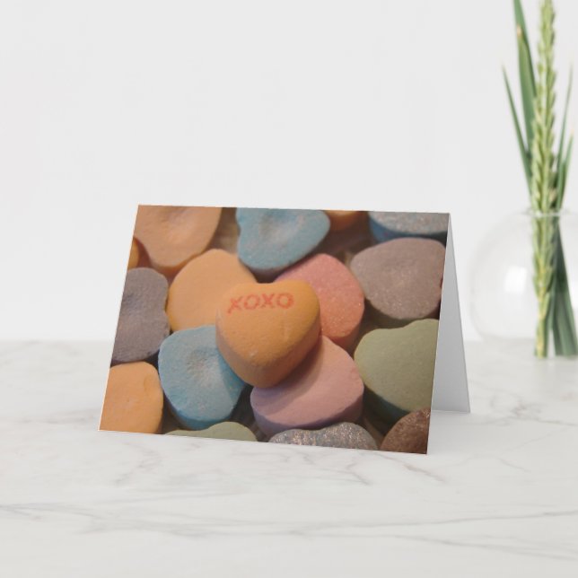 CARTES POUR FÊTES ANNUELLES XOXO (Devant)