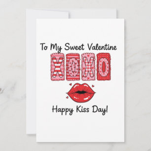 Cartes Pour Fêtes Annuelles XOXO À Ma Douce Saint-Valentin - Joyeuse Journée d