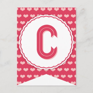 Cartes Pour Fêtes Annuelles XOXO Valentine Party Drapeau Bannière C