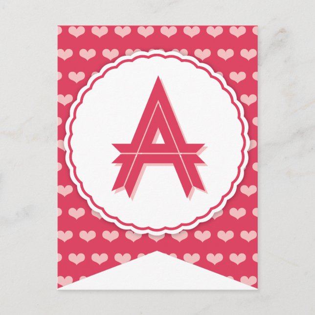 Cartes Pour Fêtes Annuelles XOXO Valentine Party Flag Bunting Banner A (Devant)