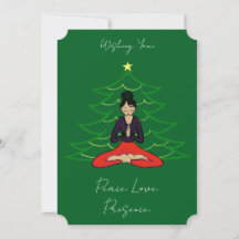 Yogi Paisible près d'un Arbre de Noël