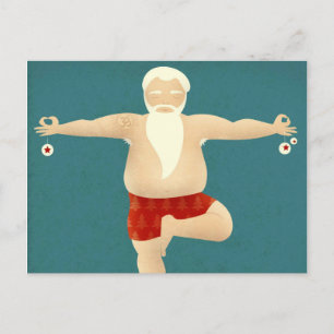 Cartes Pour Fêtes Annuelles Yogi Santa