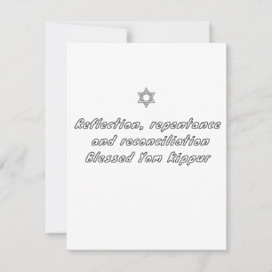 Cartes Pour Fêtes Annuelles Yom Kippour