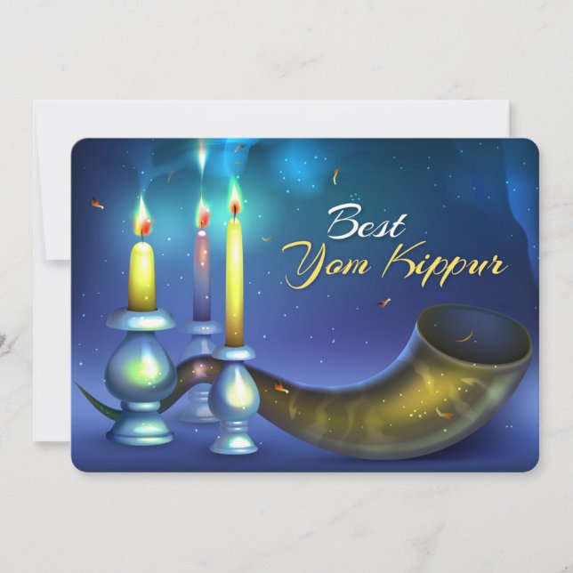 Cartes Pour Fêtes Annuelles Yom Kippour (Devant)