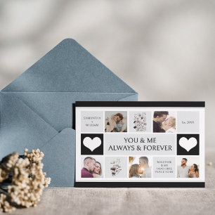 Cartes Pour Fêtes Annuelles You and Me Always & Forever Photo Collage